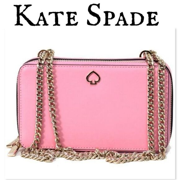 Authentic Kate Spade Adel Double Zip Crossbody Bag - Picture 1 of 13